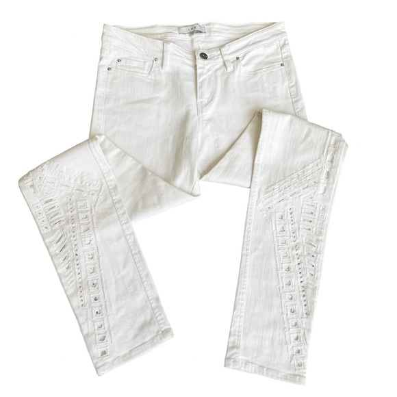 IRO Denim - IRO Hawkins Eyelet Skinny Jeans White Pants